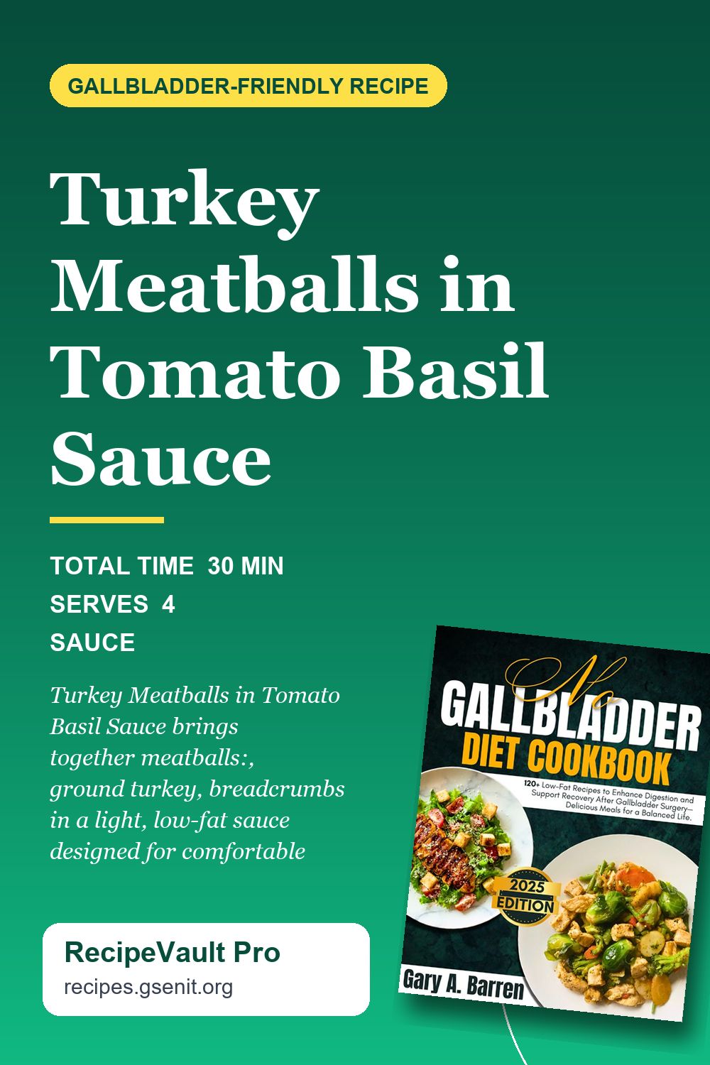 Turkey Meatballs in Tomato Basil Sauce
