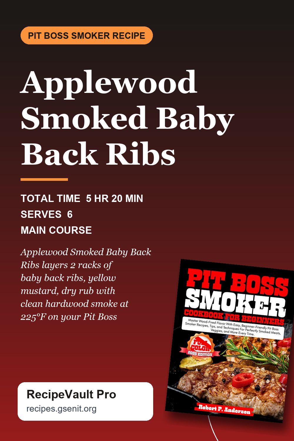 Applewood Smoked Baby Back Ribs