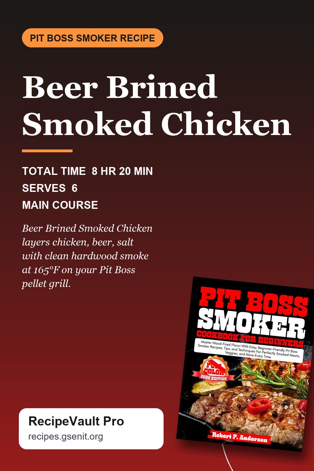 Beer Brined Smoked Chicken