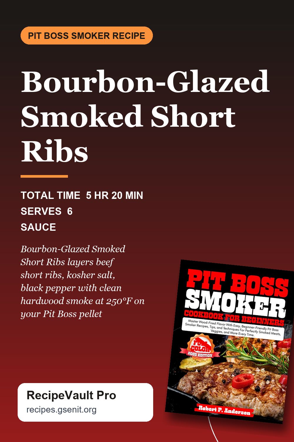 Bourbon-Glazed Smoked Short Ribs