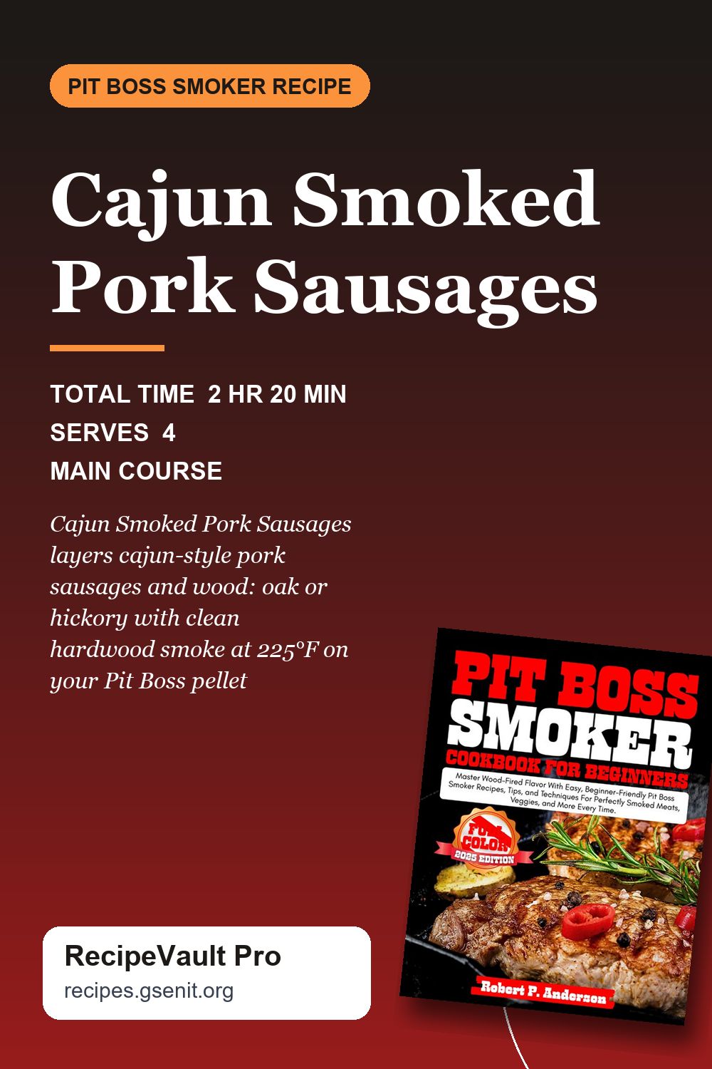 Cajun Smoked Pork Sausages