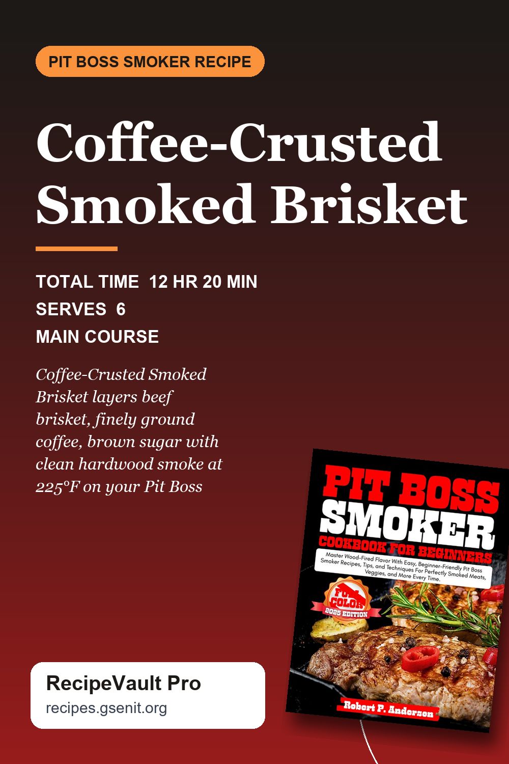 Coffee-Crusted Smoked Brisket