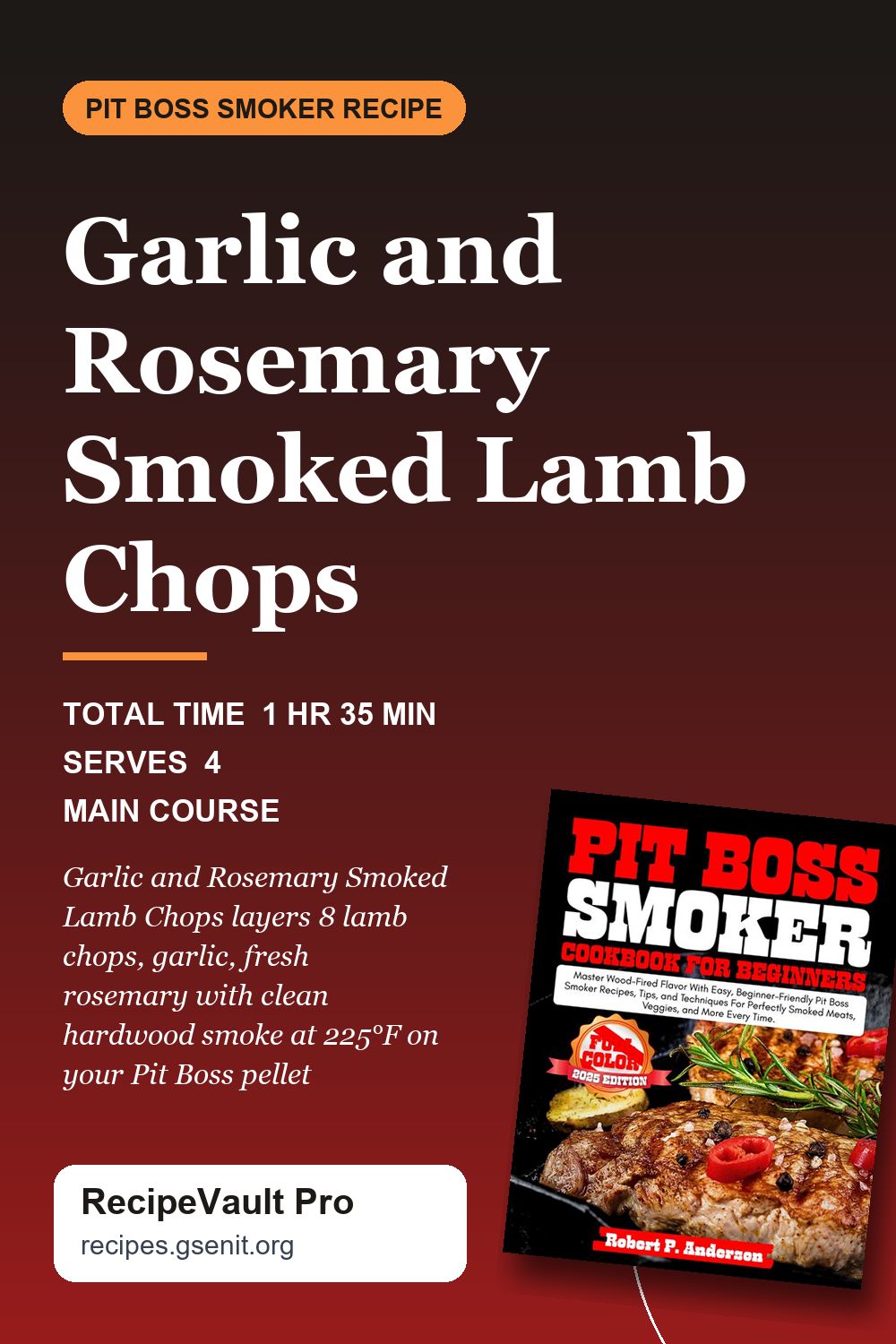Garlic and Rosemary Smoked Lamb Chops