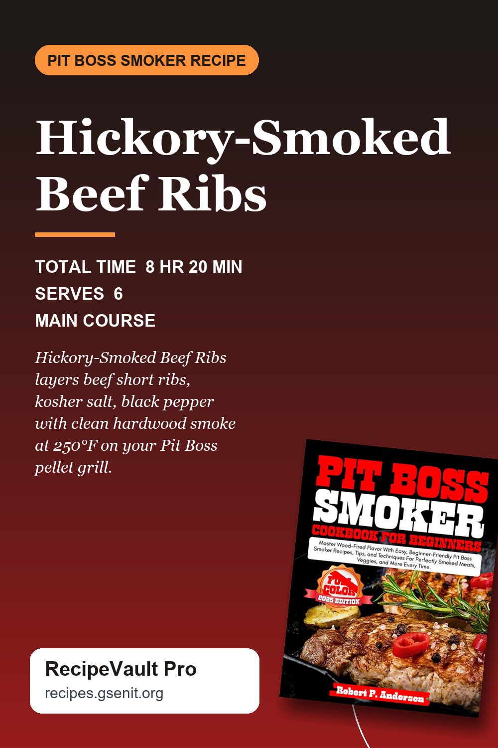 Hickory-Smoked Beef Ribs
