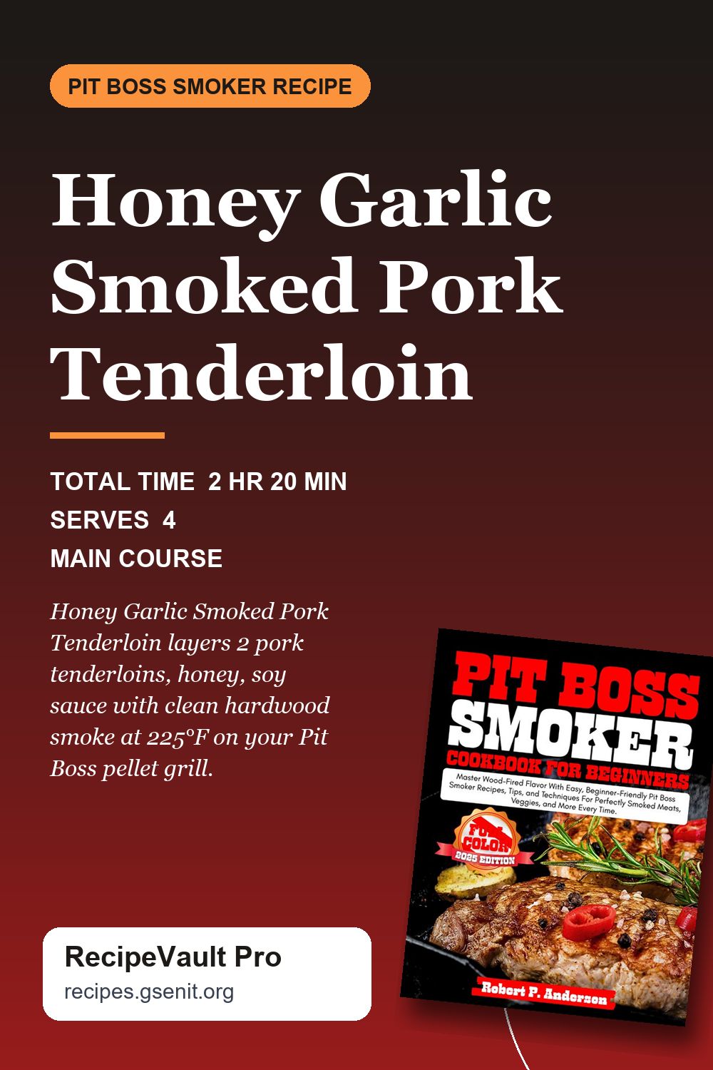 Honey Garlic Smoked Pork Tenderloin