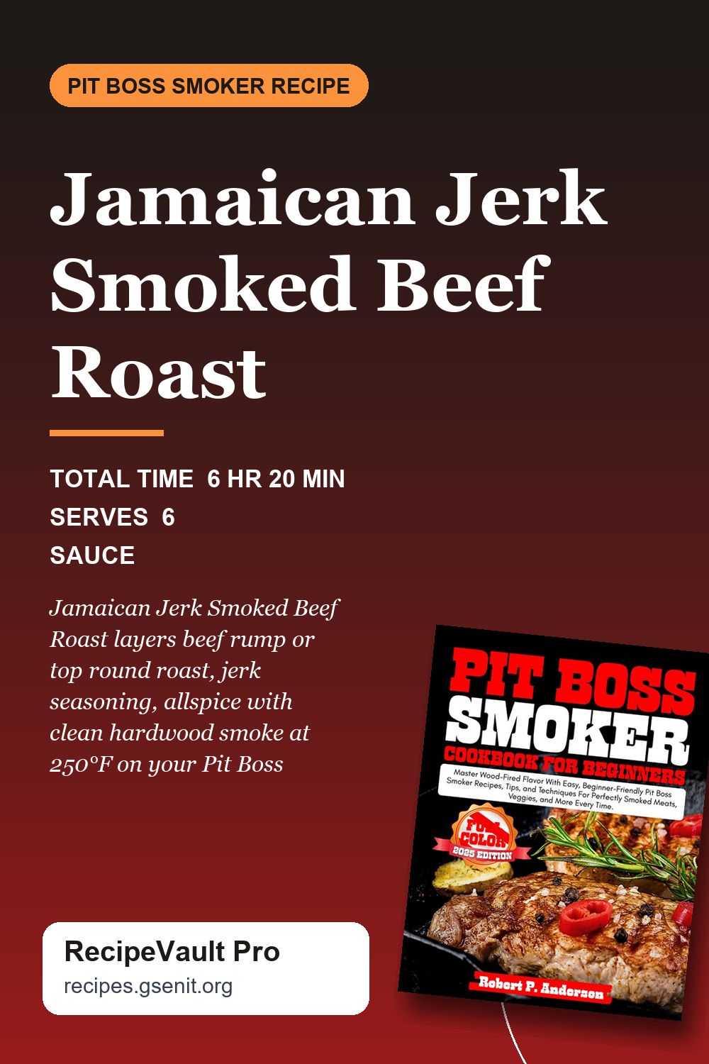 Jamaican Jerk Smoked Beef Roast