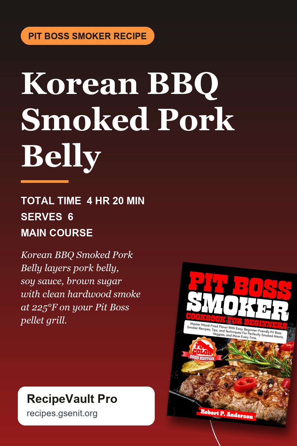 Korean BBQ Smoked Pork Belly