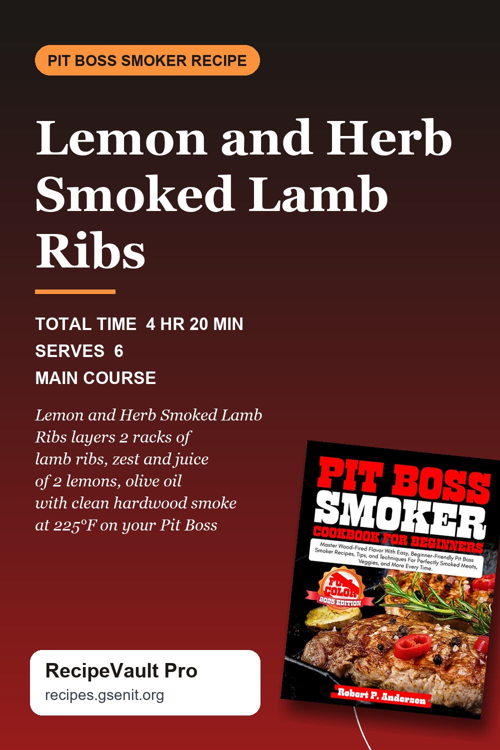 Lemon and Herb Smoked Lamb Ribs