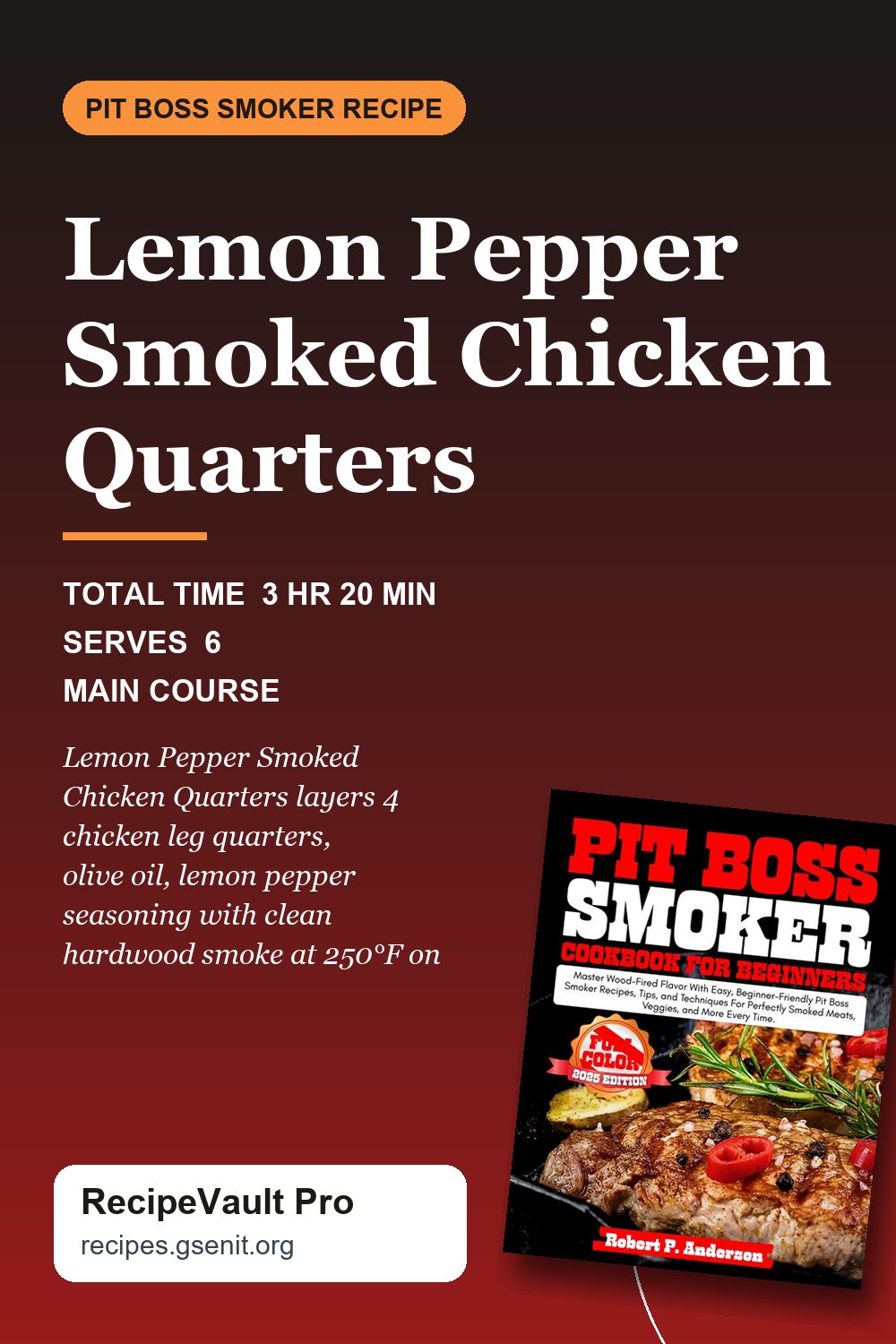 Lemon Pepper Smoked Chicken Quarters