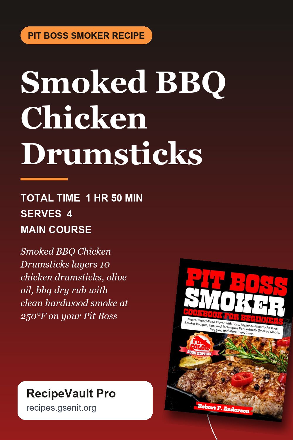 Smoked BBQ Chicken Drumsticks