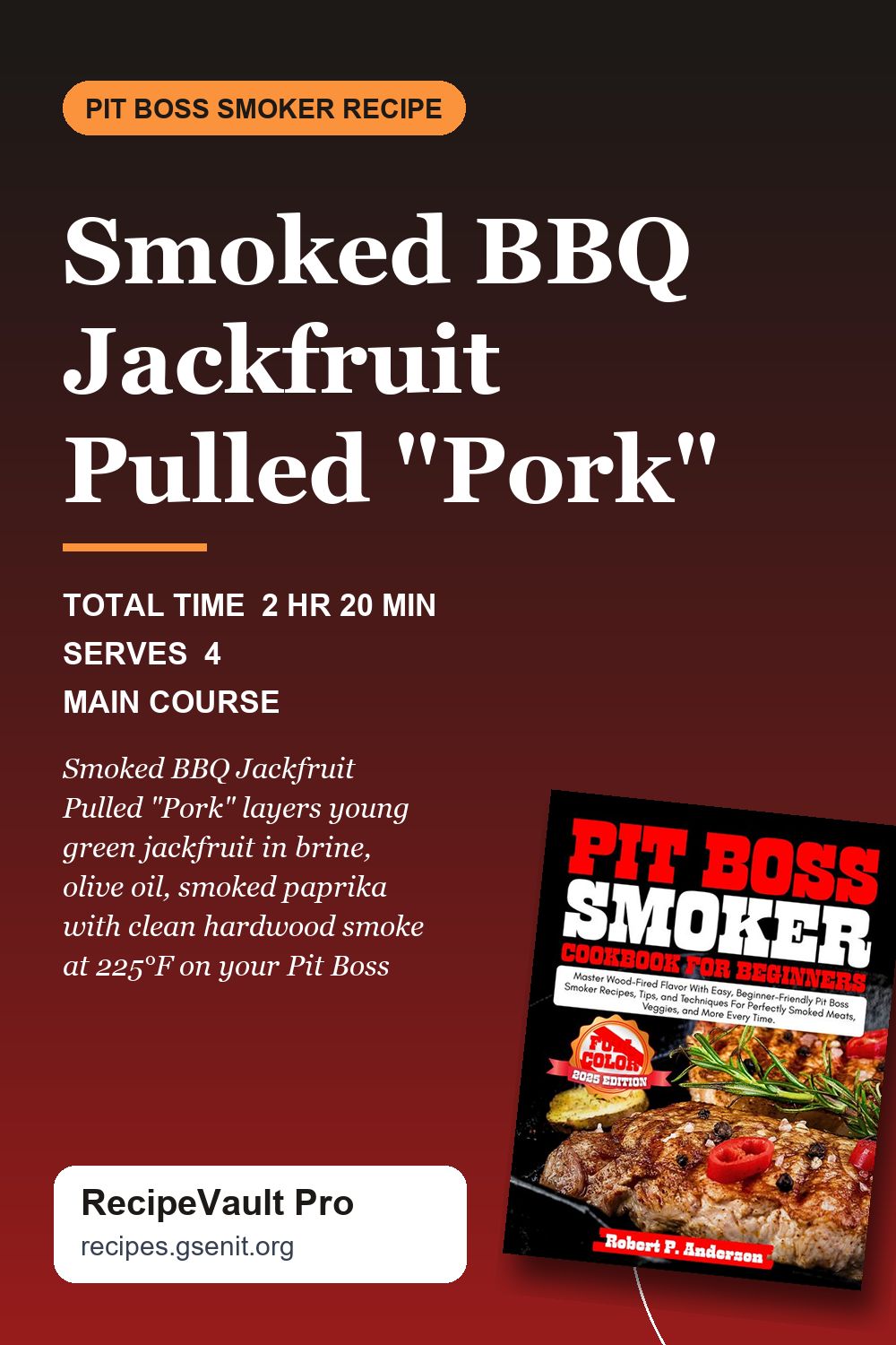 Smoked BBQ Jackfruit Pulled "Pork"