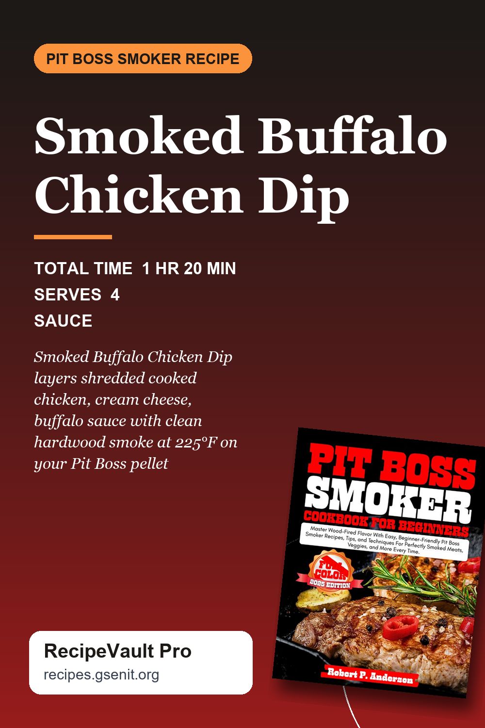 Smoked Buffalo Chicken Dip
