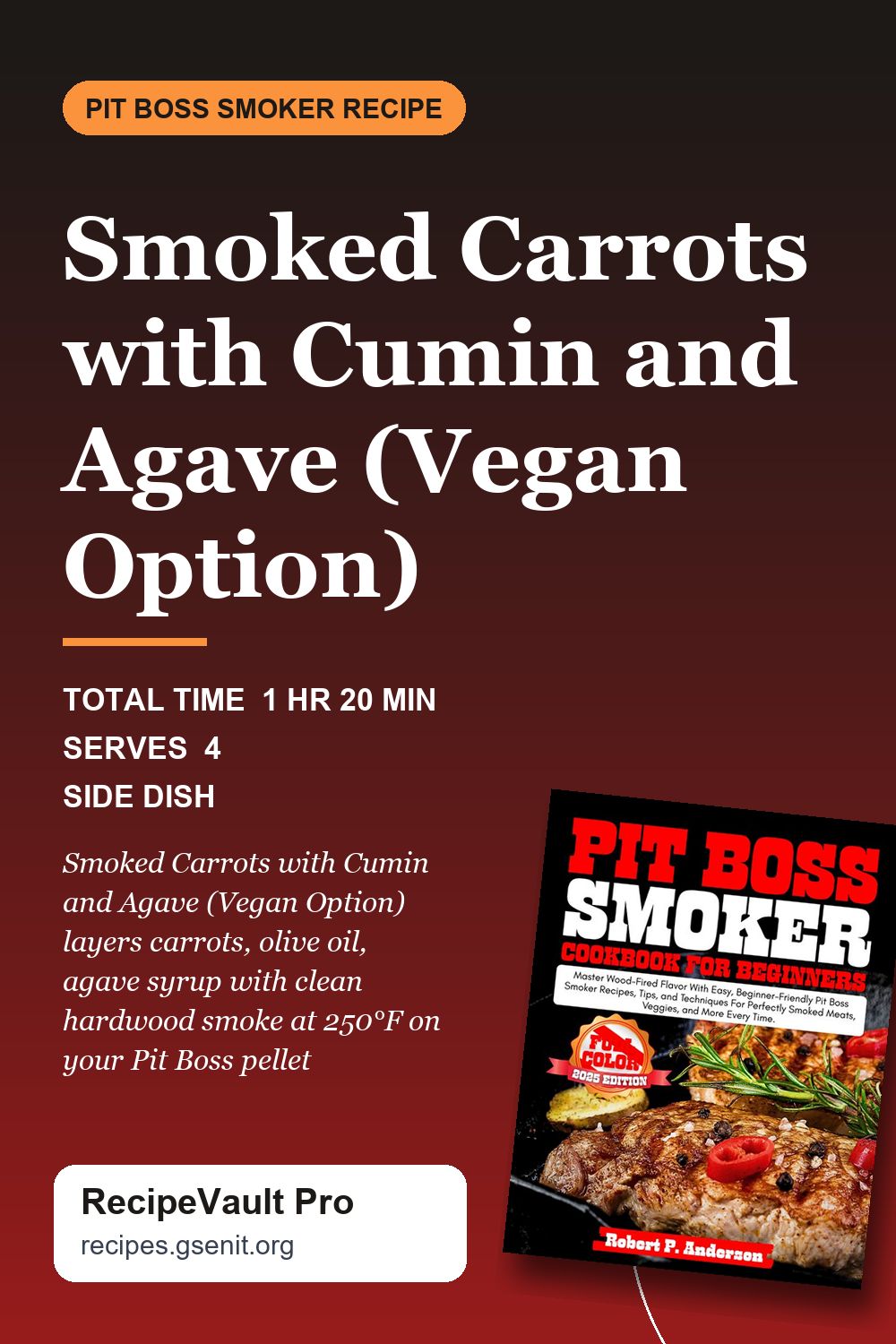 Smoked Carrots with Cumin and Agave (Vegan Option)
