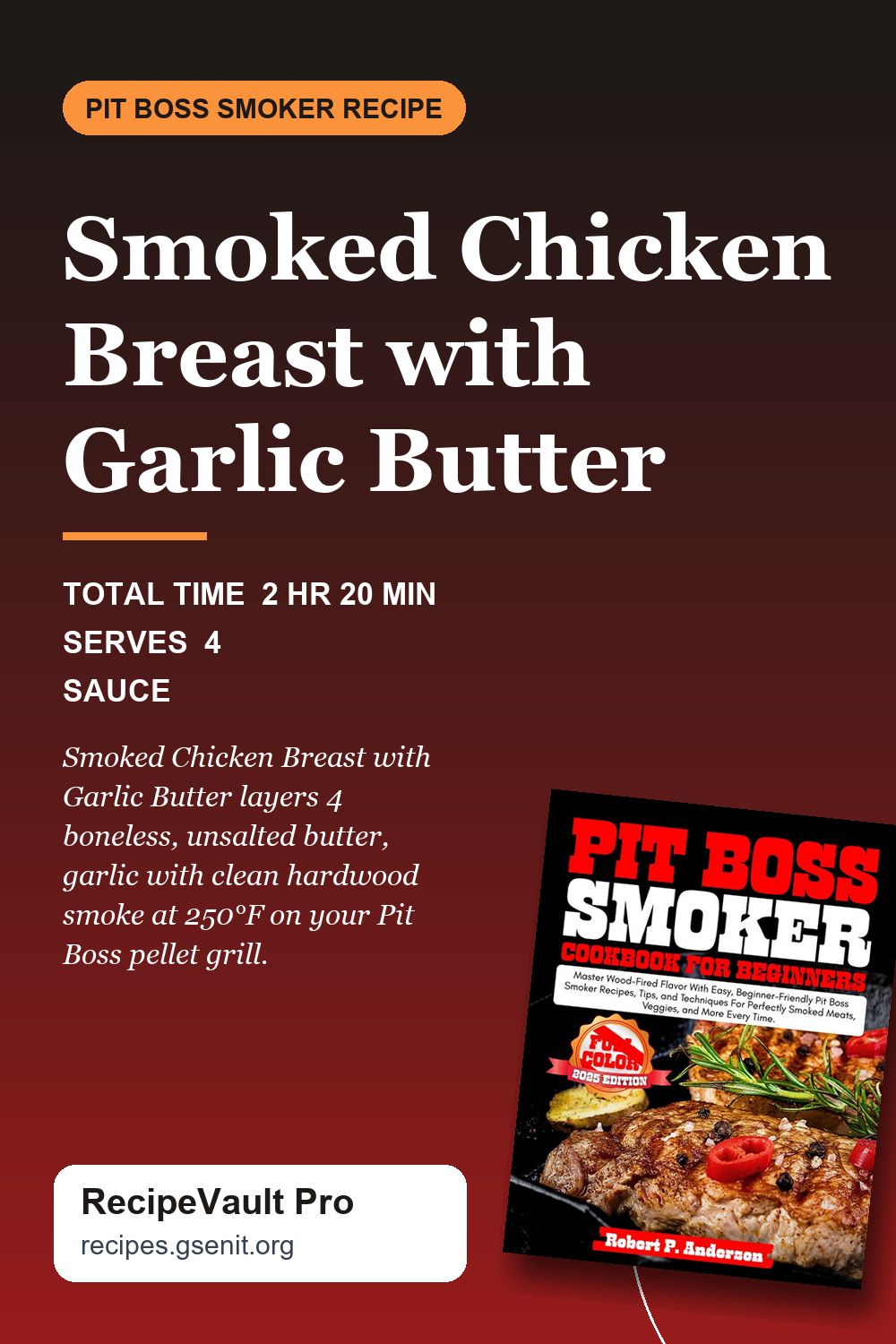 Smoked Chicken Breast with Garlic Butter