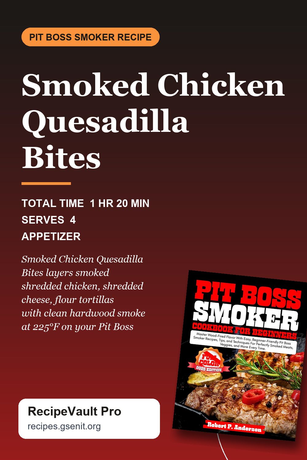 Smoked Chicken Quesadilla Bites