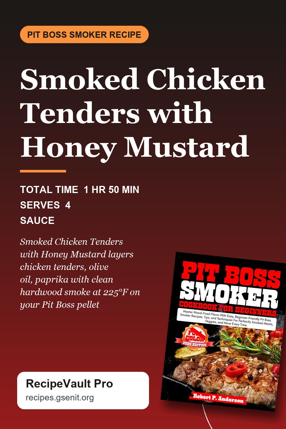 Smoked Chicken Tenders with Honey Mustard