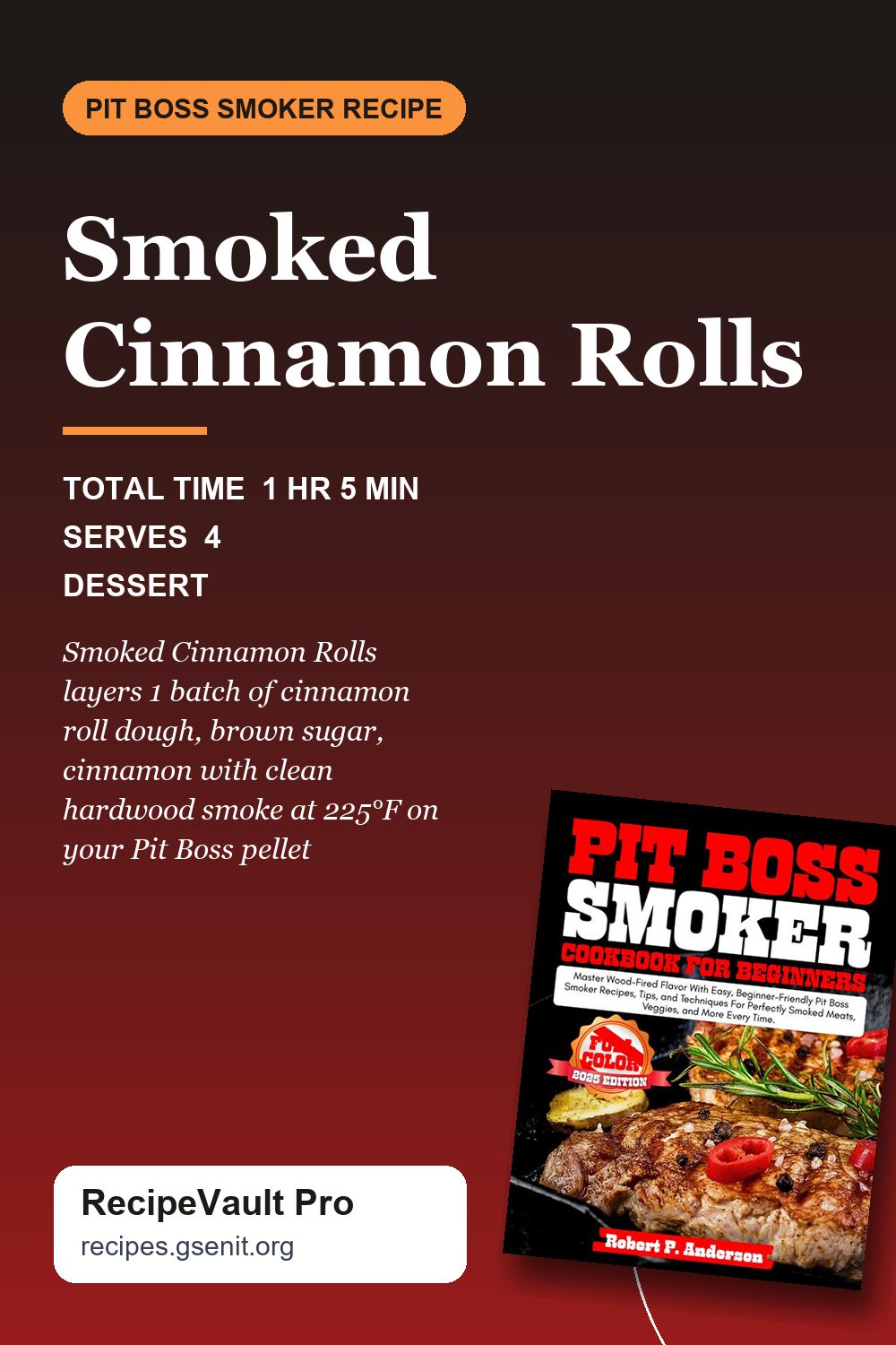 Smoked Cinnamon Rolls