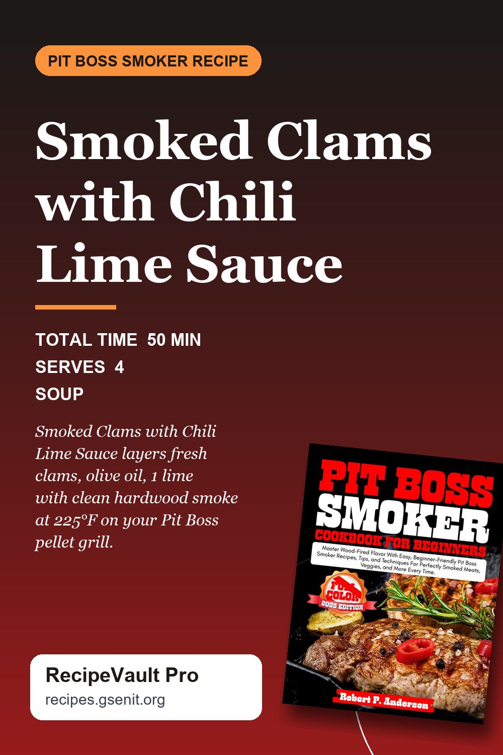 Smoked Clams with Chili Lime Sauce