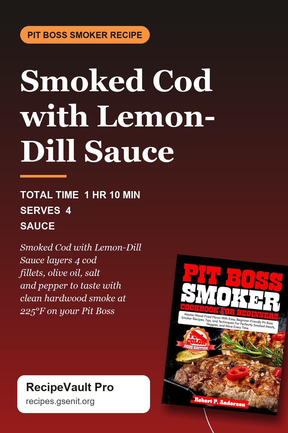 Smoked Cod with Lemon-Dill Sauce