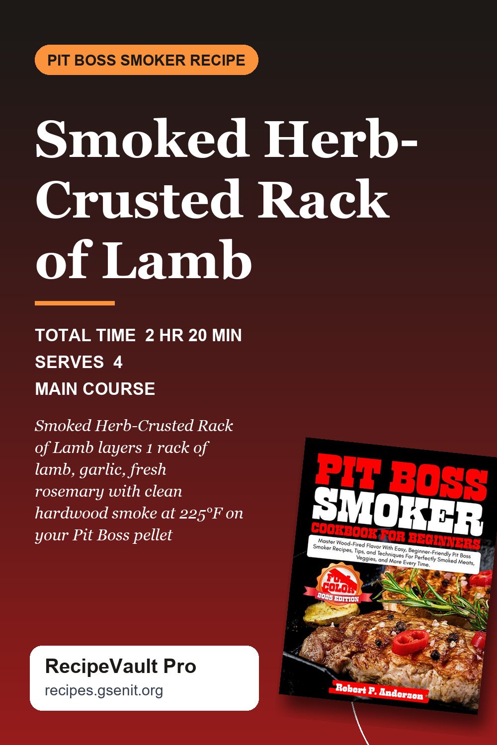 Smoked Herb-Crusted Rack of Lamb