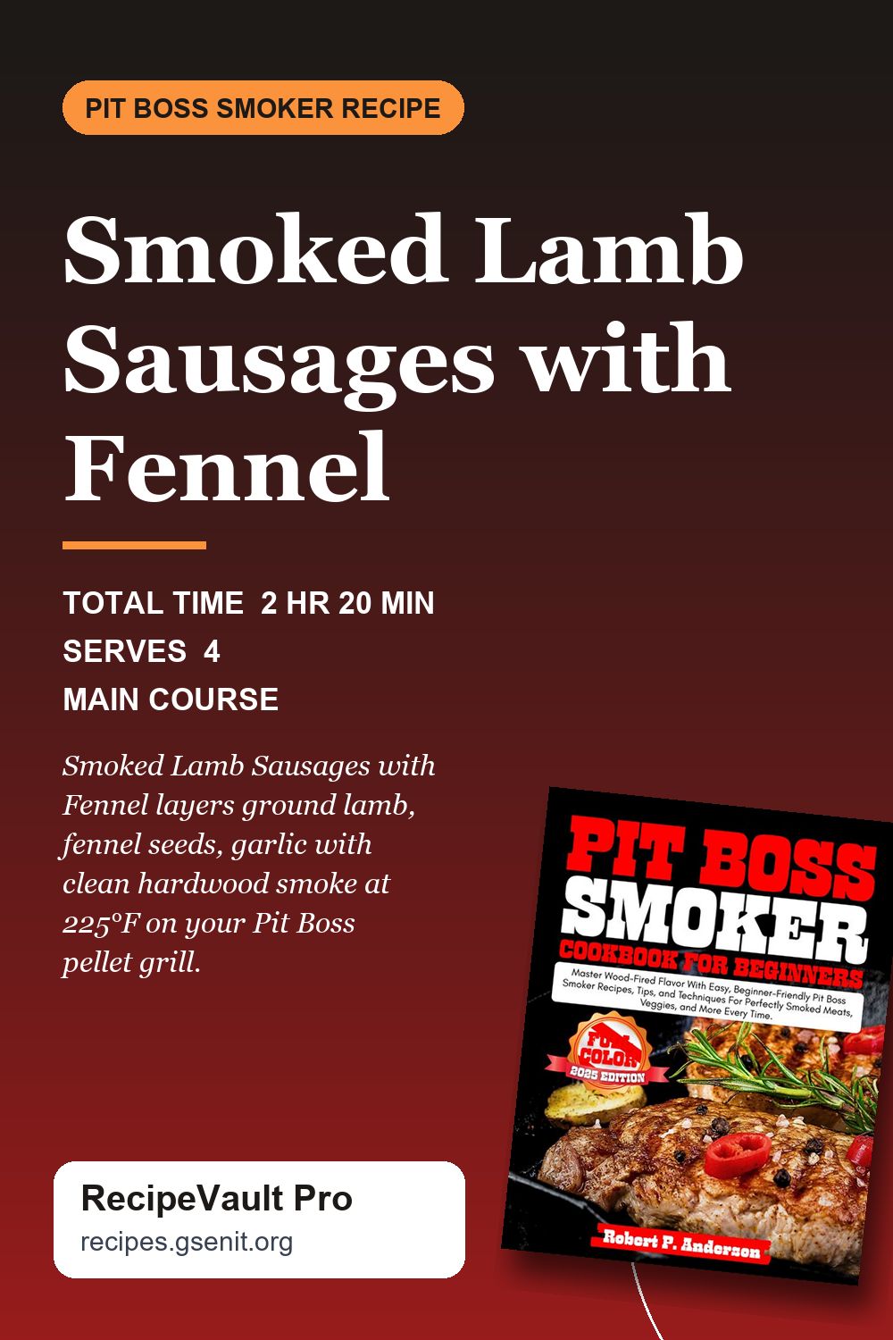 Smoked Lamb Sausages with Fennel
