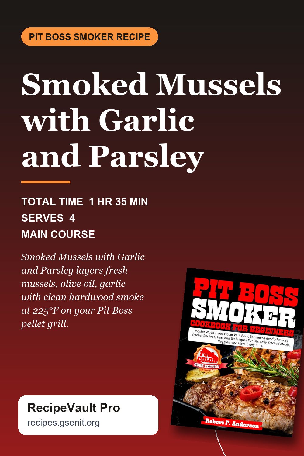 Smoked Mussels with Garlic and Parsley