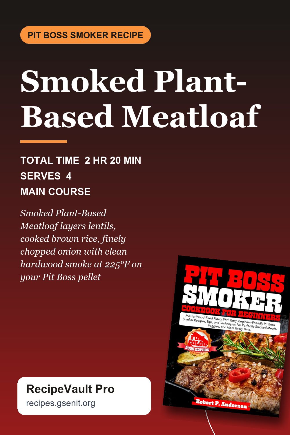 Smoked Plant-Based Meatloaf