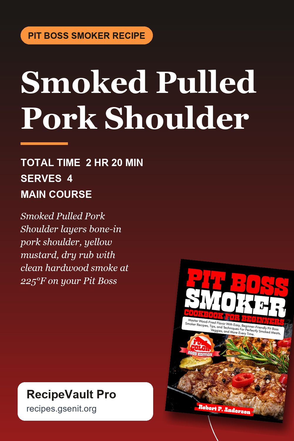 Smoked Pulled Pork Shoulder