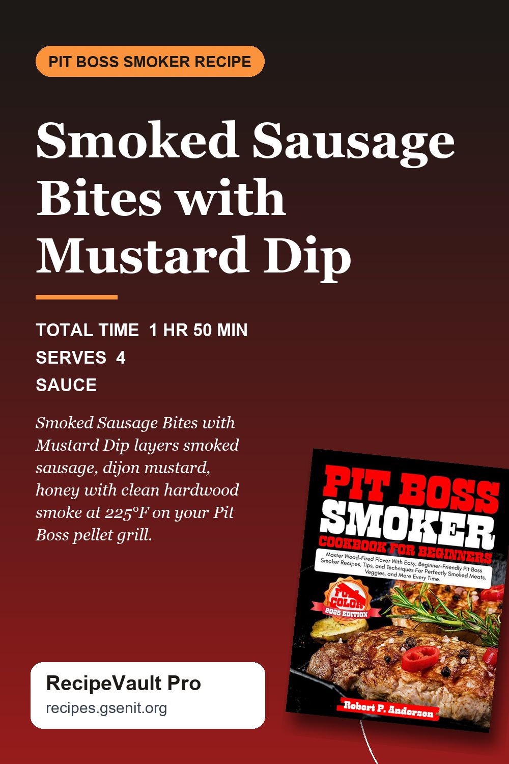 Smoked Sausage Bites with Mustard Dip