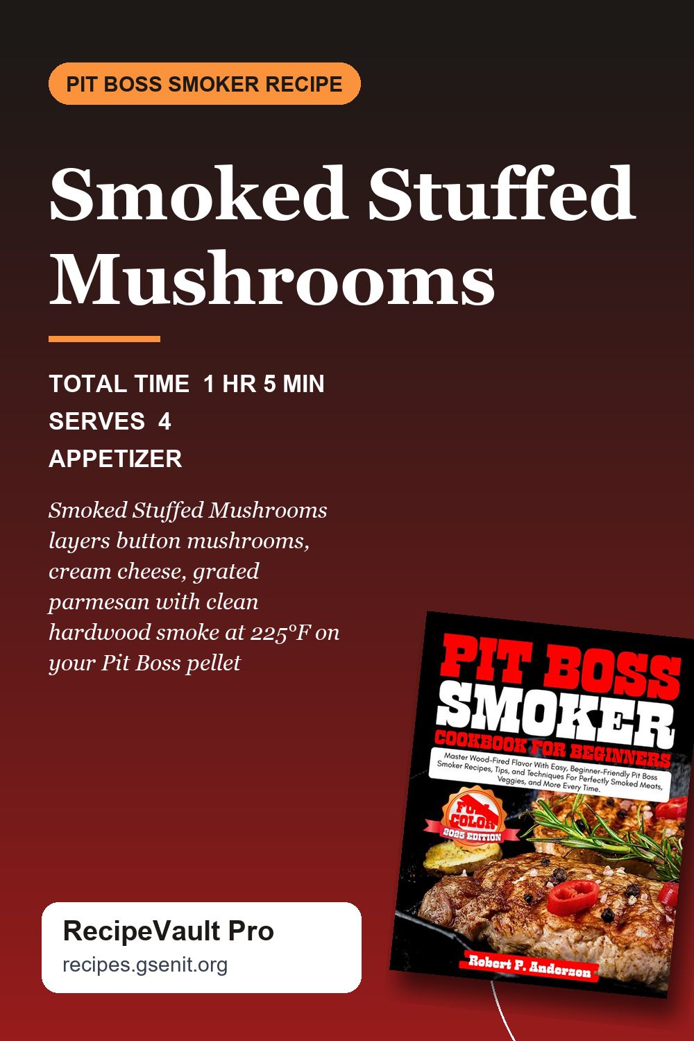 Smoked Stuffed Mushrooms