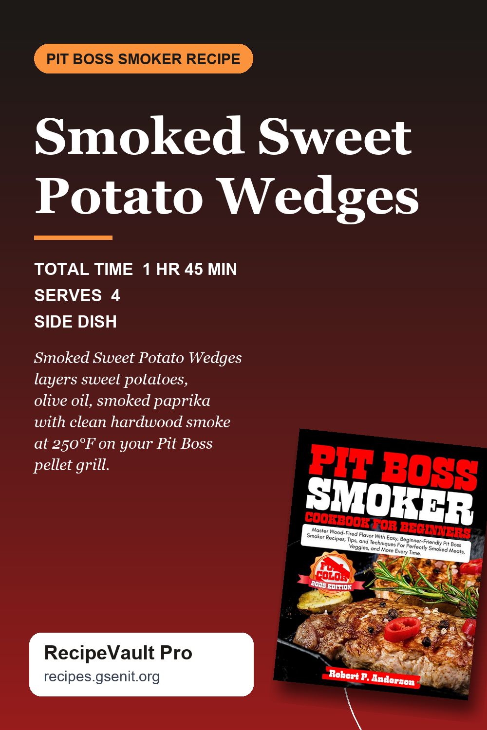 Smoked Sweet Potato Wedges