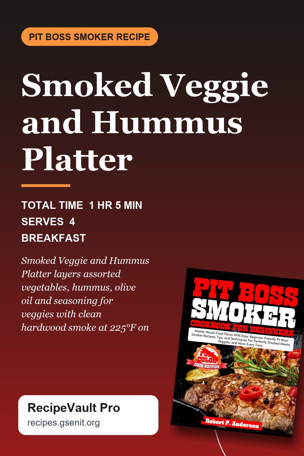 Smoked Veggie and Hummus Platter