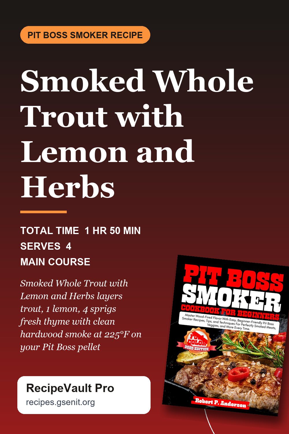 Smoked Whole Trout with Lemon and Herbs