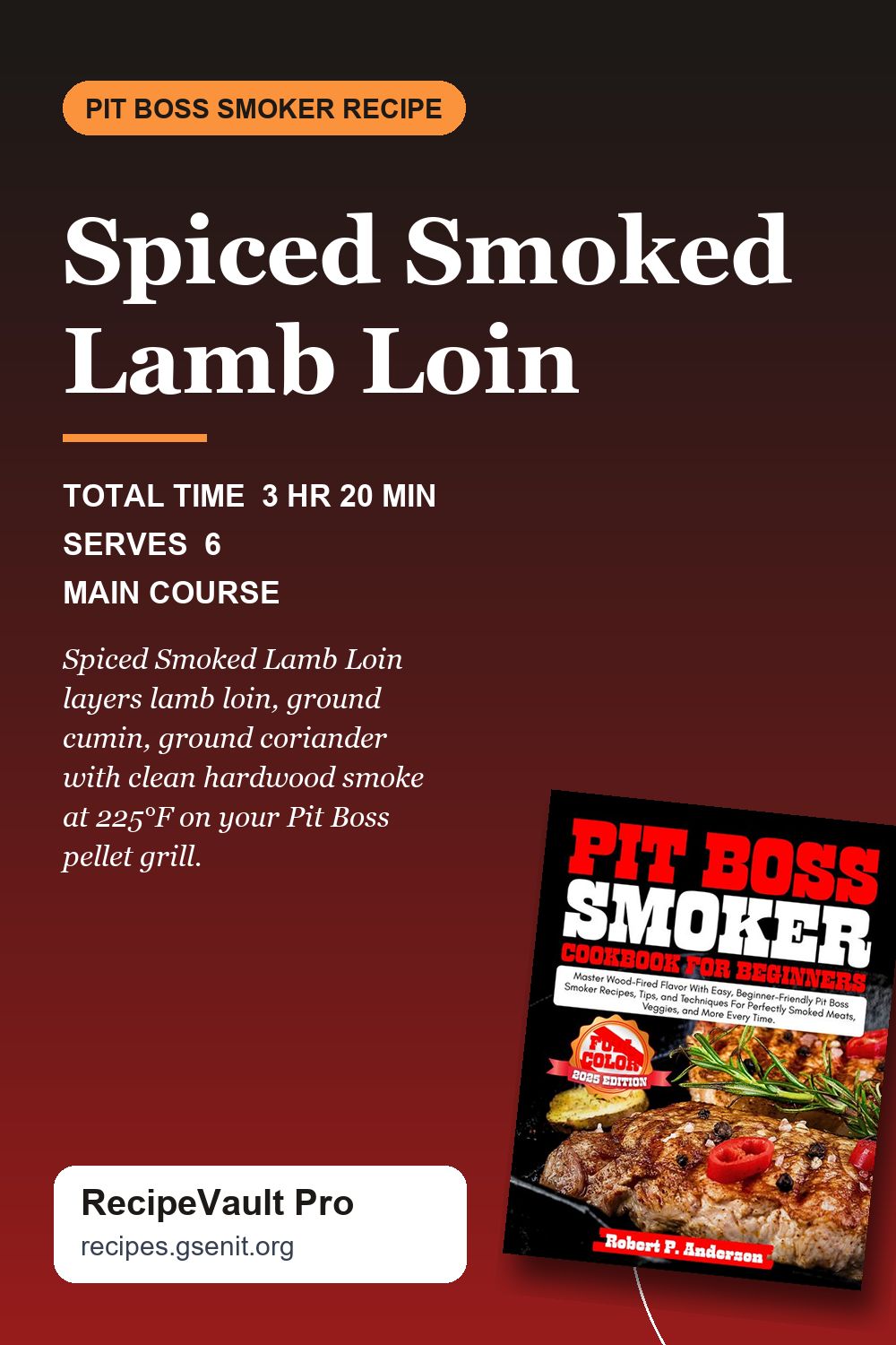 Spiced Smoked Lamb Loin