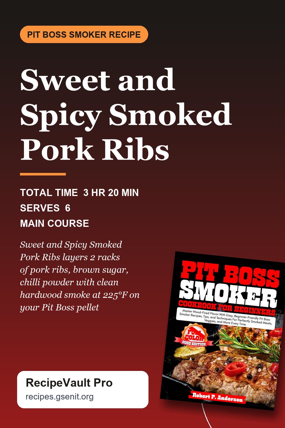 Sweet and Spicy Smoked Pork Ribs