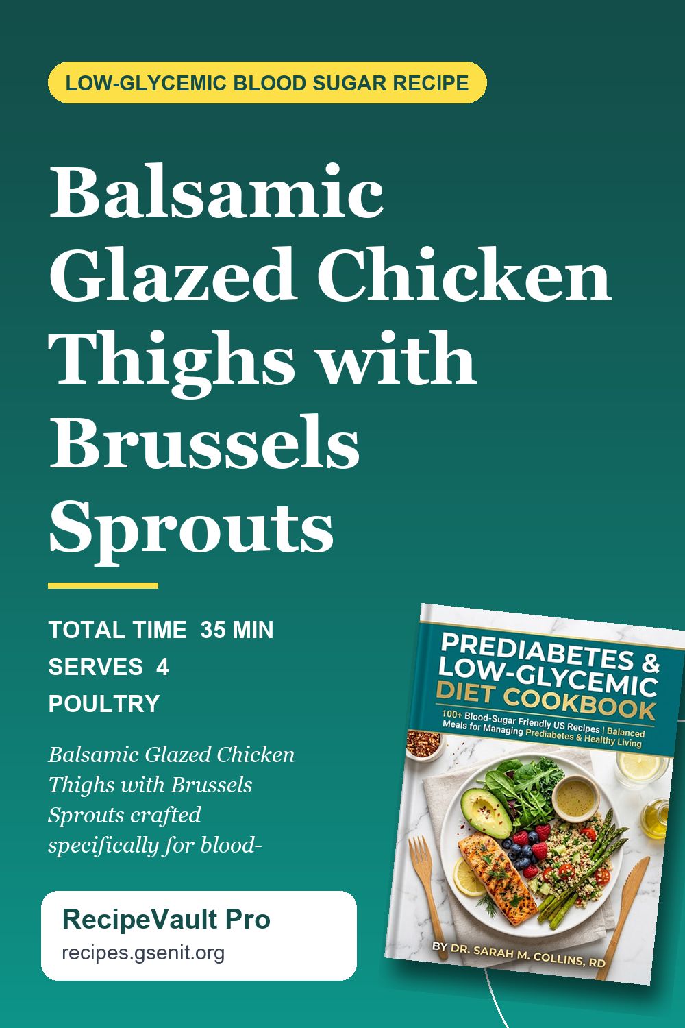 Balsamic Glazed Chicken Thighs with Brussels Sprouts