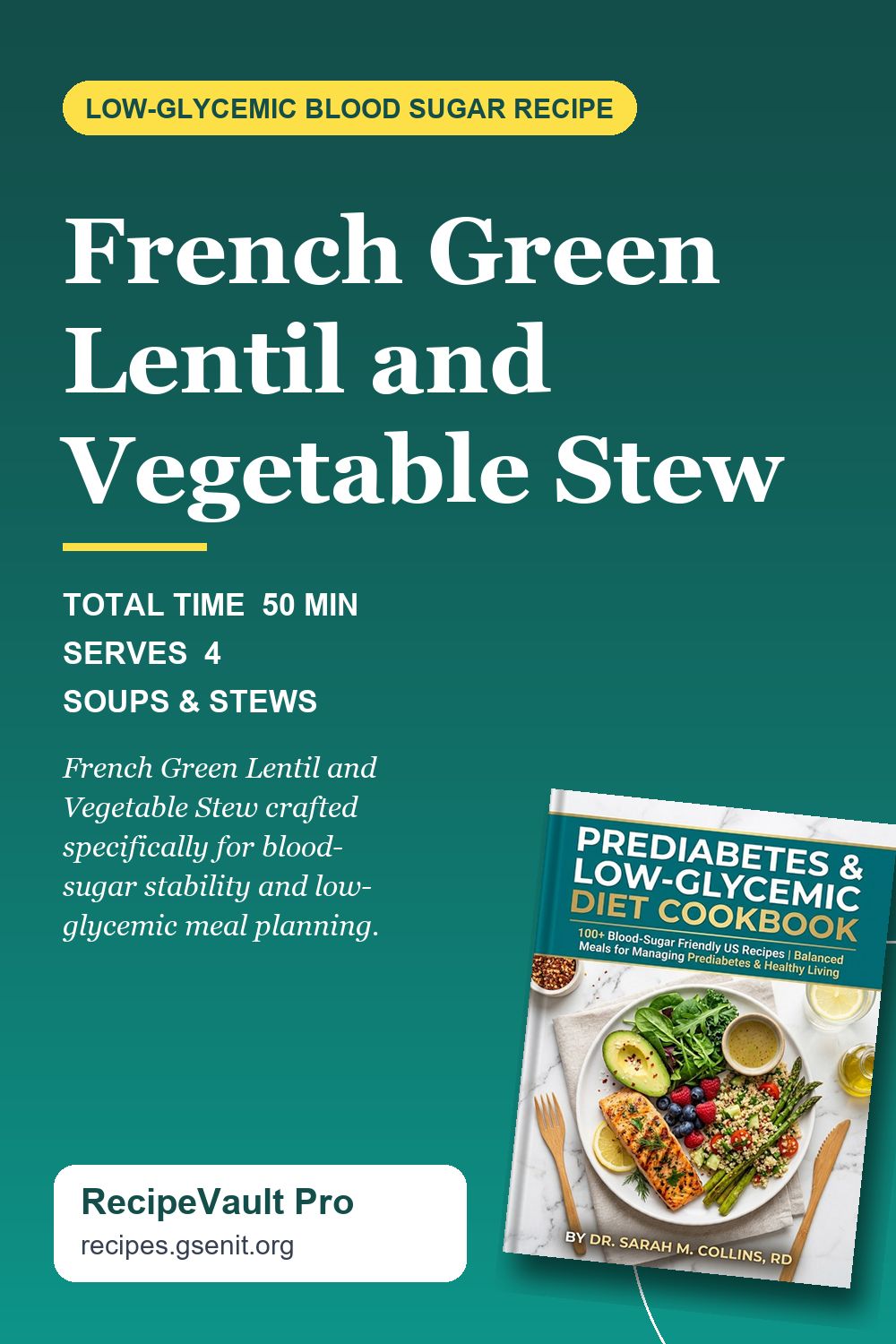 French Green Lentil and Vegetable Stew