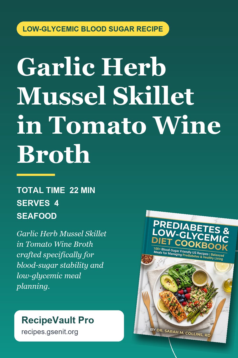 Garlic Herb Mussel Skillet in Tomato Wine Broth