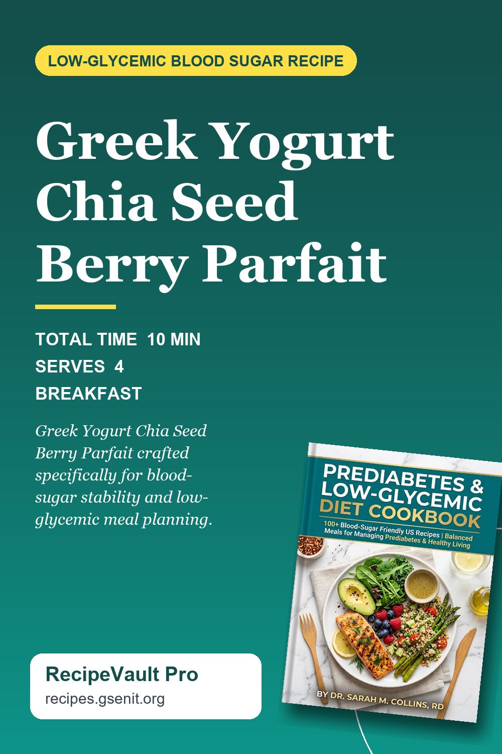 Greek Yogurt Chia Seed Berry Parfait