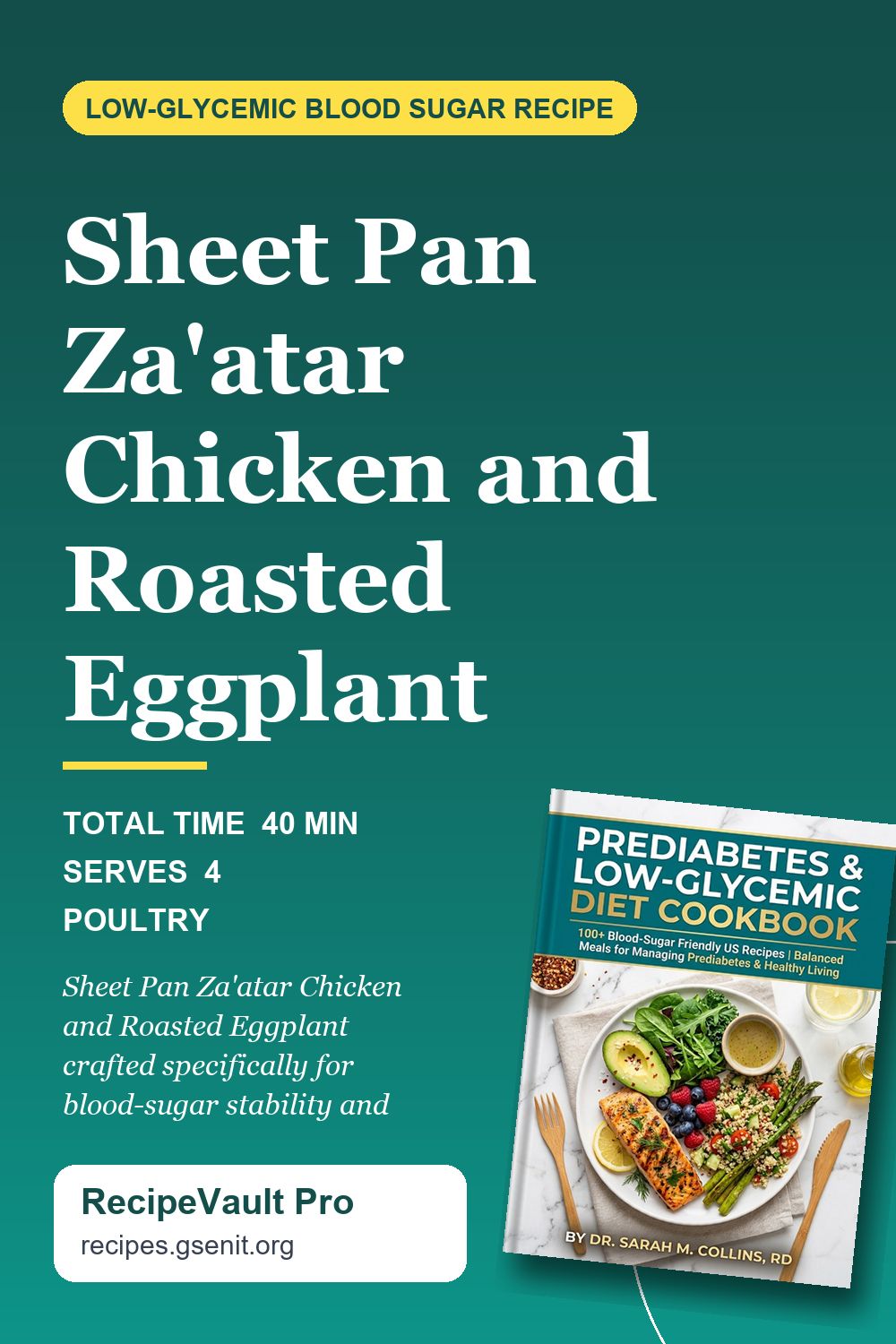 Sheet Pan Za'atar Chicken and Roasted Eggplant