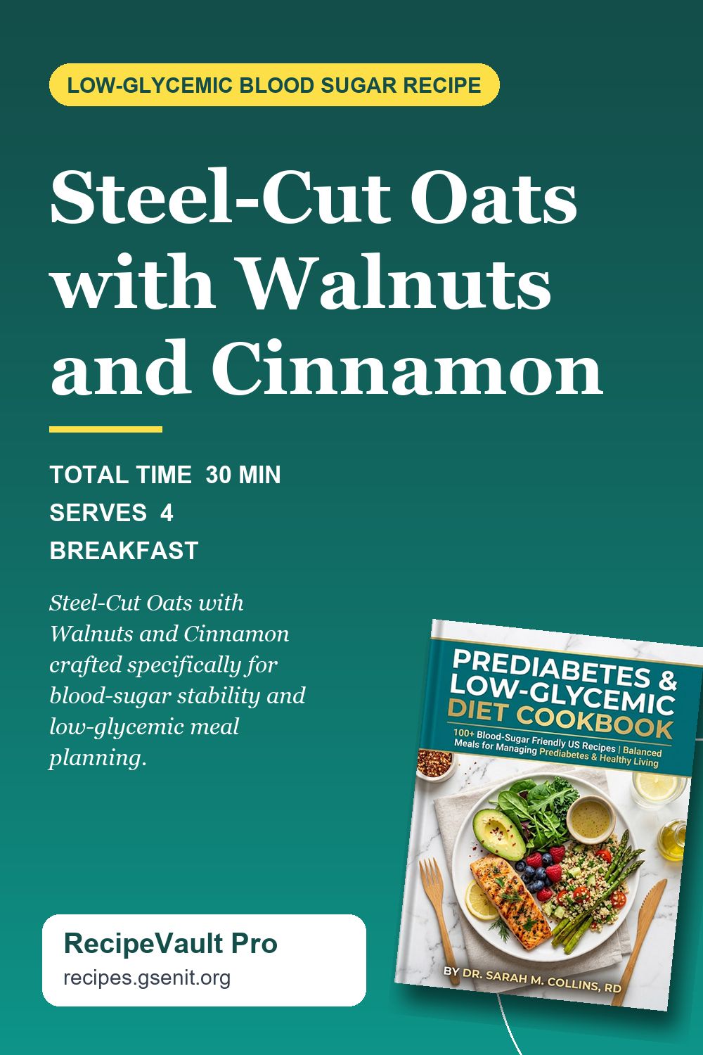 Steel-Cut Oats with Walnuts and Cinnamon