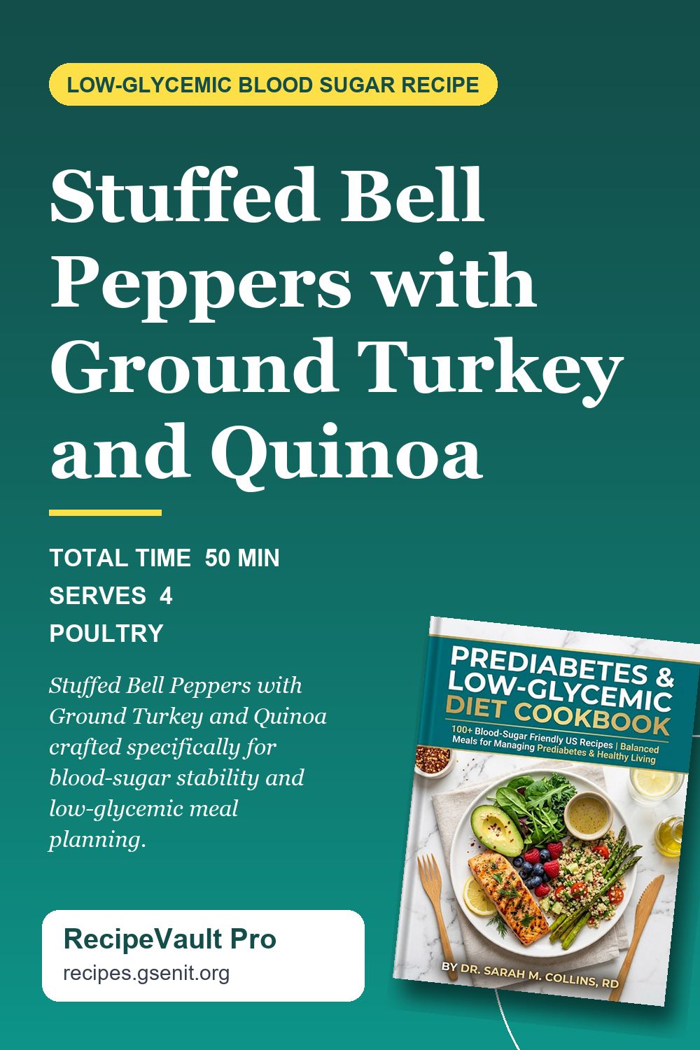Stuffed Bell Peppers with Ground Turkey and Quinoa
