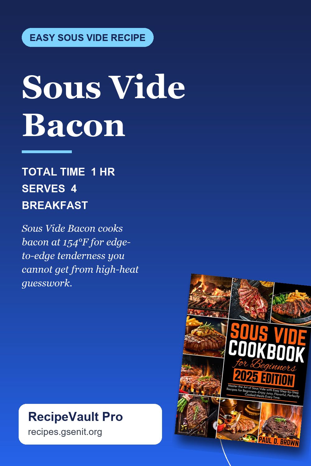 Sous Vide Bacon Pinterest Pin