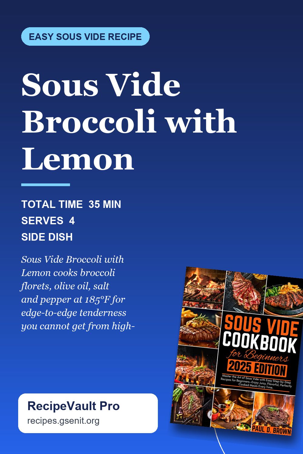 Sous Vide Broccoli with Lemon