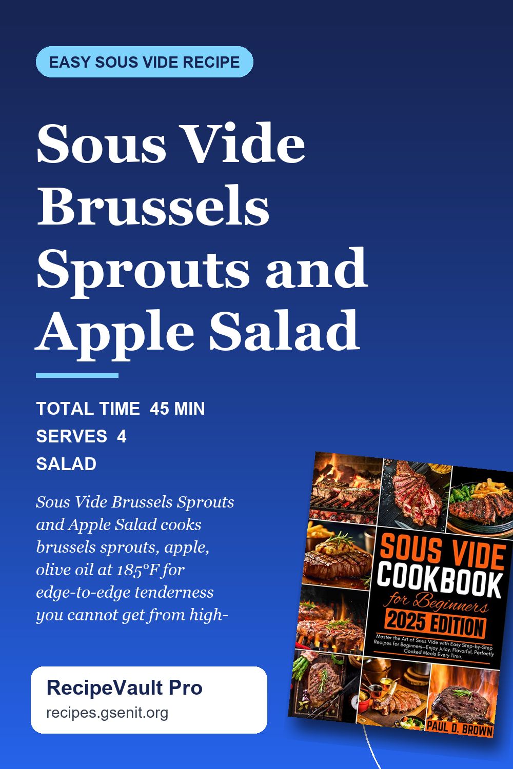 Sous Vide Brussels Sprouts and Apple Salad