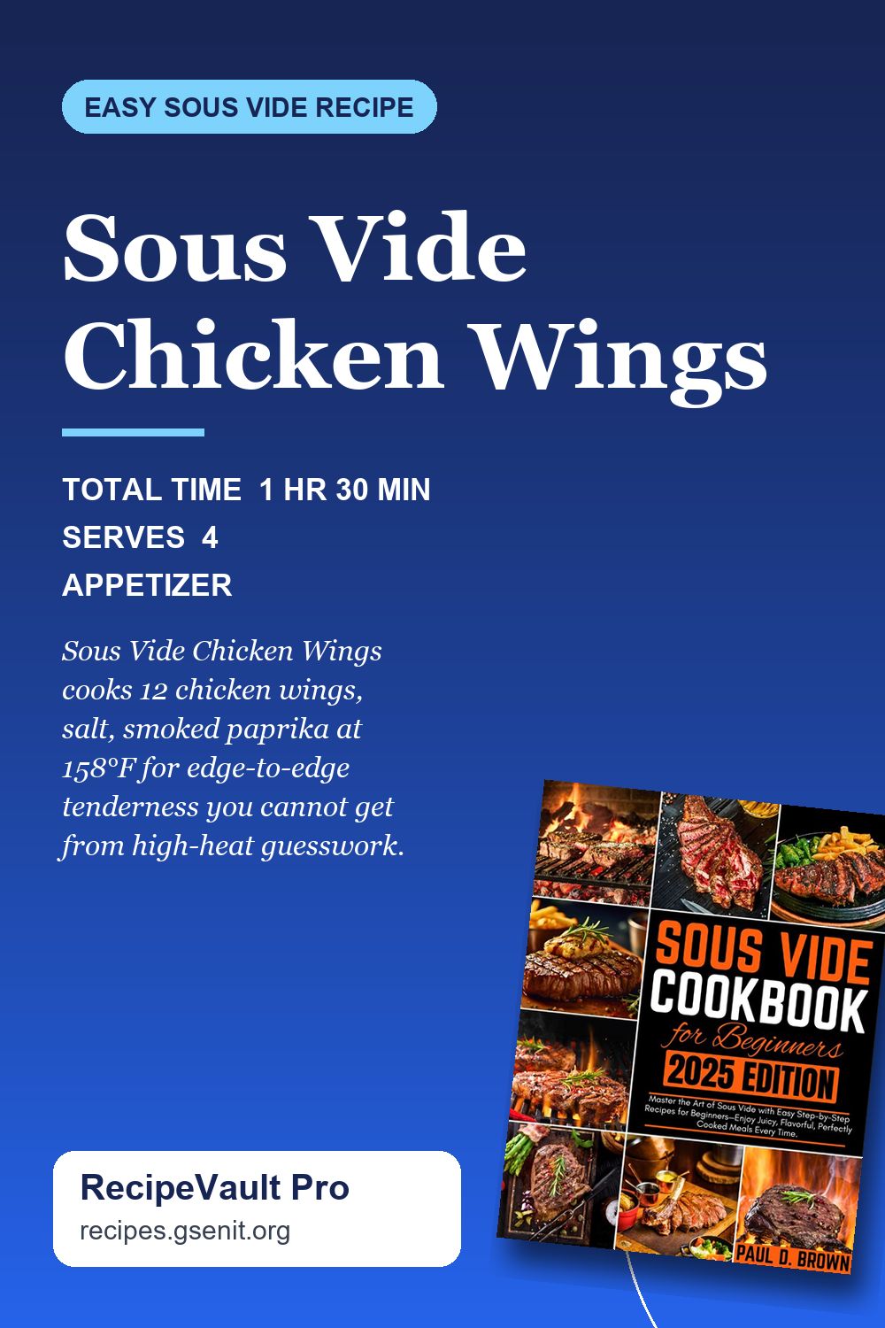 Sous Vide Chicken Wings