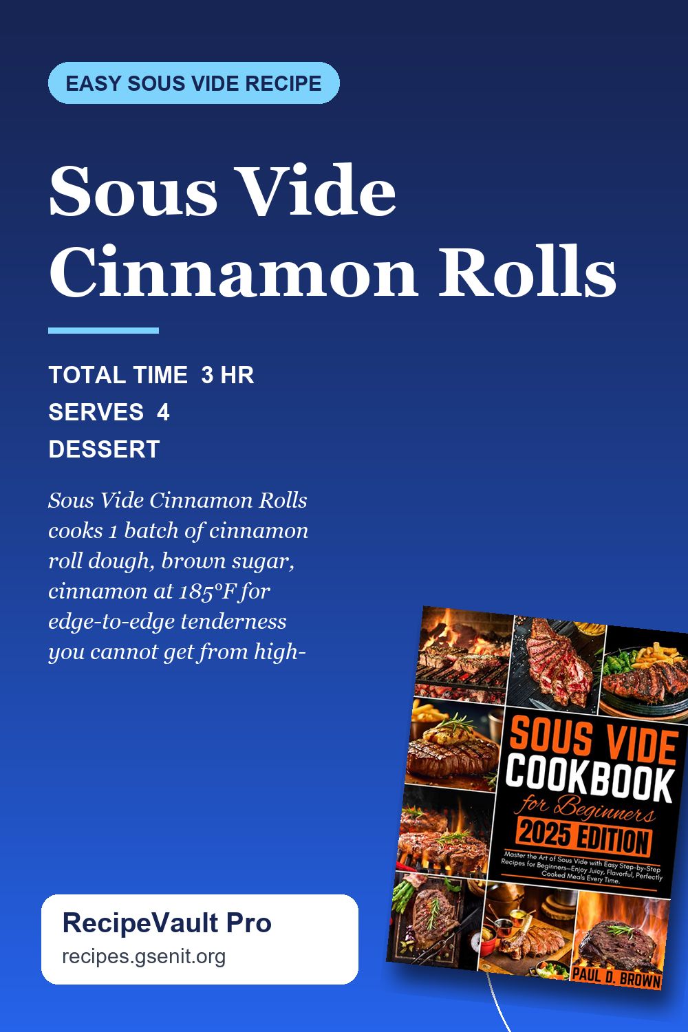 Sous Vide Cinnamon Rolls
