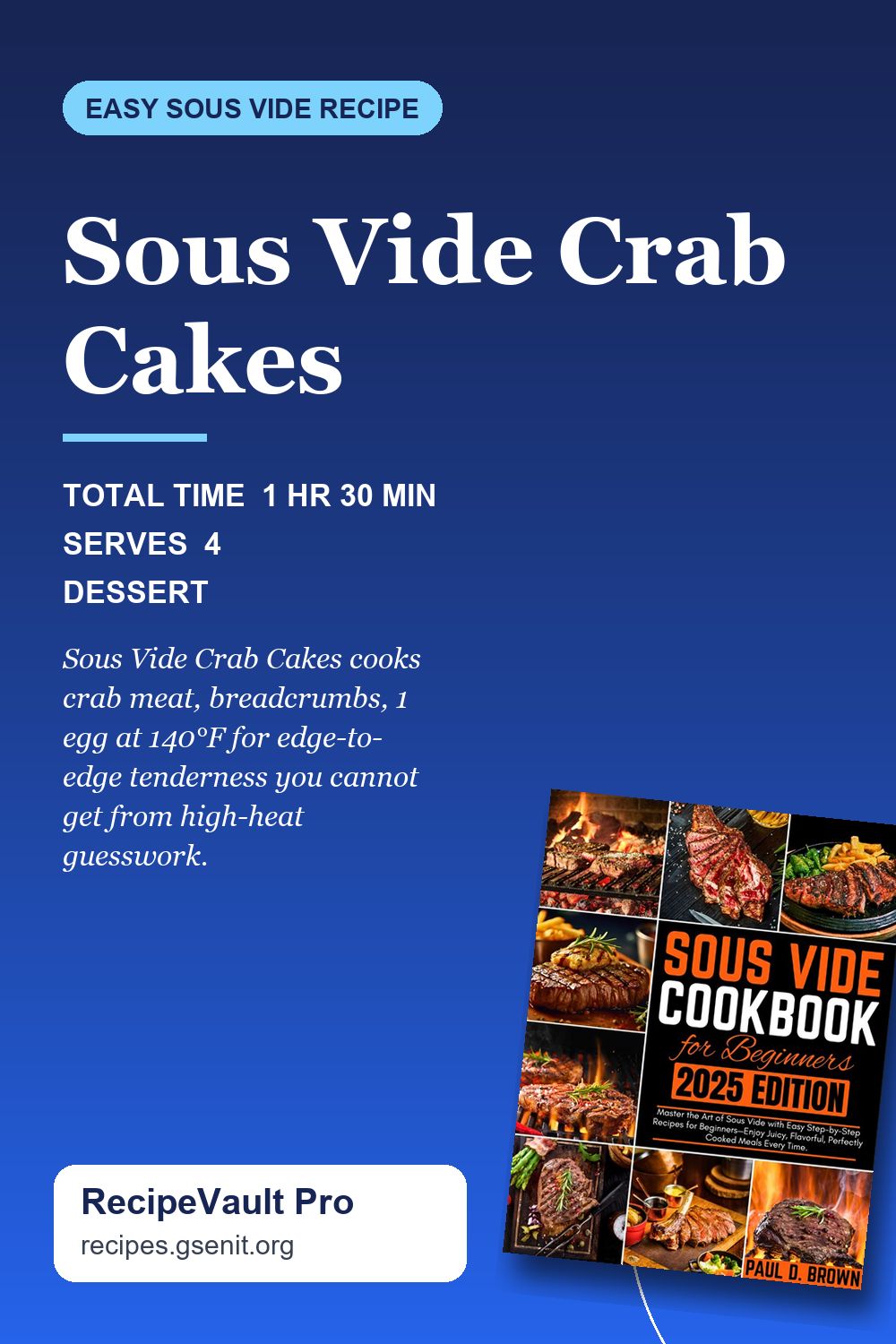 Sous Vide Crab Cakes