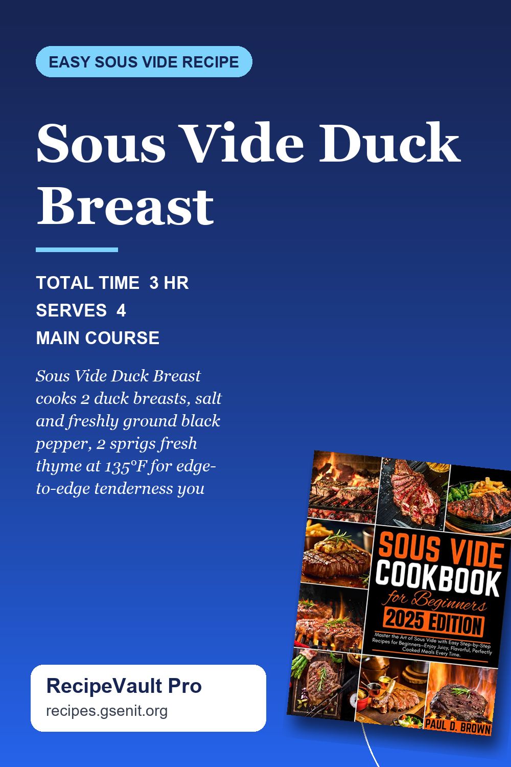 Sous Vide Duck Breast