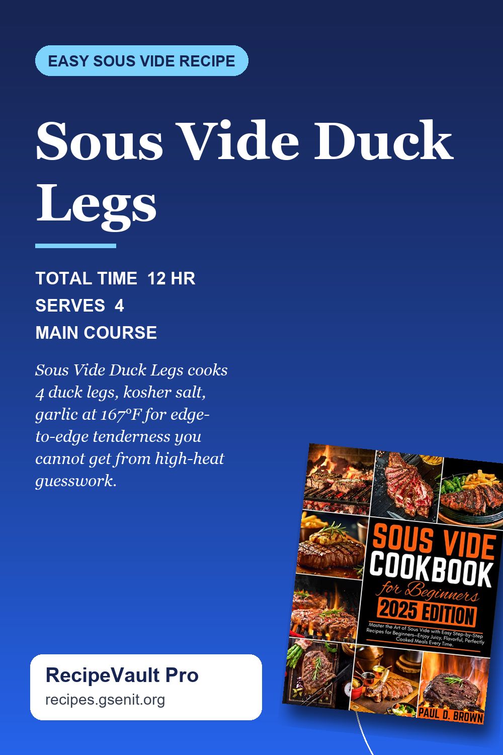 Sous Vide Duck Legs